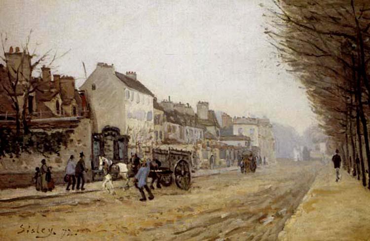 Alfred Sisley Boulevard Heloise,Argenteuil Germany oil painting art